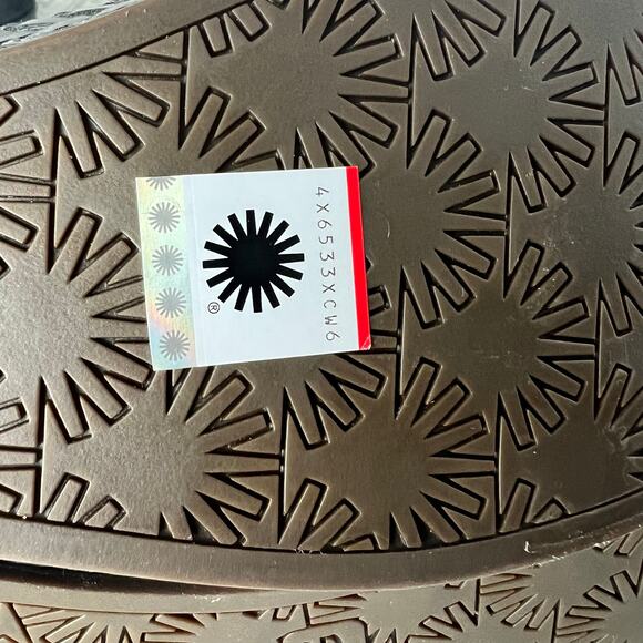 UGG Kennadi Suede Fringe Ankle Boots In Thunder Cloud Size 9.5 - Picture 10 of 12